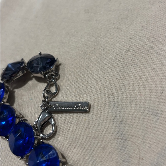 Oscar the la renta vintage Elegant Blue and Silver Jewelry Set - Picture 6 of 10